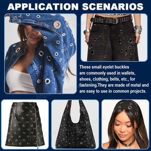 Fabricante de <span class=keywords><strong>Ojales</strong></span> Metálicos, <span class=keywords><strong>Ojales</strong></span> Personalizados en Tamaños y Colores de 8mm, 10mm, 15mm, <span class=keywords><strong>20mm</strong></span>, 22mm, 25mm para Ropa, Prendas y Bolsas - Product Image 6