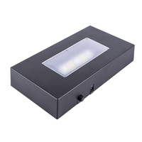 Base de lampe LED multicolore 7x13 cm, lampe à cristal rectangulaire, support de lampe USB, batterie LED, base de lampe pour centre de table