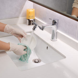 Gants en latex jetables sans poudre, blancs, pour usage industriel, domestique, examen, cuisine et travail, épaisseur 5 MIL, longueur 24 CM, bord coupé - Product Image 5