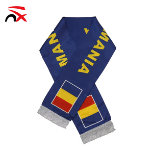 Bufanda Nx Custom 2026 con la Bandera de Rumania, Bufanda de Poliéster Satinado Transpirable para Hombres, Bufanda Deportiva para Eventos de Fútbol - Product Image 1
