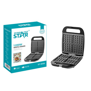 Winningstar Parrilla Doméstica Multifuncional para Asar Carne, Pan y Waffles, Plancha Calentadora de Sándwiches para Desayuno - Product Image 1