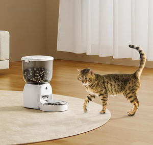 Distributeur de <span class=keywords><strong>nourriture</strong></span> pour animaux de compagnie en plastique de 4 L, facile à nettoyer, avec contrôle par application, anti-suralimentation, pour des repas personnalisés, adapté aux foyers multi-animaux, OEM/ODM - Product Image 6