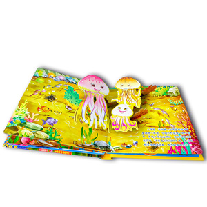 Jouets et livres d'apprentissage préscolaire personnalisés pour enfants planche pour bébé livres <span class=keywords><strong>popup</strong></span> 3D livres éducatifs pop-up pour enfants - Product Image 2