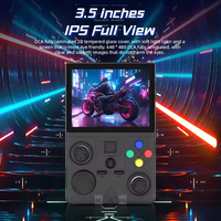 FORYOBUE DC35V Plus Console de jeu vidéo portable rétro, écran IPS couleur, Linux 64G18000GAMES, prend en charge le WIFI, le Bluetooth, HDMI