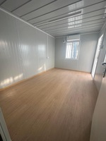 Maison modulaire de luxe à deux étages en conteneurs, structure en acier préfabriquée, bâtiment à deux niveaux, maison extensible en kit, bureau, dortoir