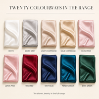 Taie d'oreiller enveloppante en soie de mûrier 16 Momme 100% pure soie double face cinq tailles vente en gros logo personnalisé fournisseur OEM ODM Eloria