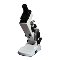 Manual Lensmeter with Aluminum Body and Out Reading Function, A Portable Handheld Focimeter for Optometry Equipment Needs