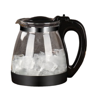 Tetera de vidrio con filtro incorporado y juego de té para preparar té, resistente al calor, 1200 ml, para uso en fiestas - Product Image 2