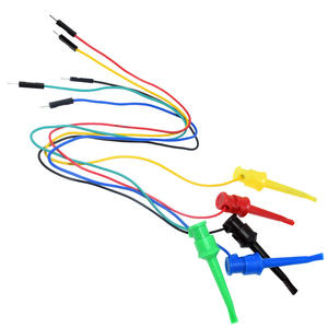 <span class=keywords><strong>Mini</strong></span> kapmak testi kanca Breadboard aktarma kabloları yumuşak esnek silikon <span class=keywords><strong>Test</strong></span> uçları - Product Image 5