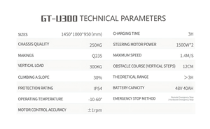 Vehículo Autónomo de Transporte RTK, Robot de Transporte Autónomo a Nivel Centimétrico para Agricultura y Construcción, Carga de 300 kg, Vehículo Terrestre No Tripulado (UGV) - Product Image 4