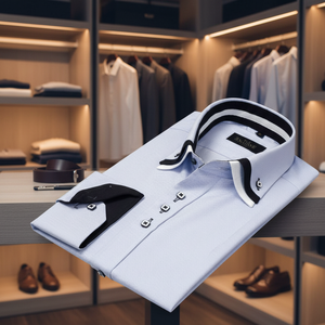 Camisa Blanca y Negra para Hombre - Product Image 3
