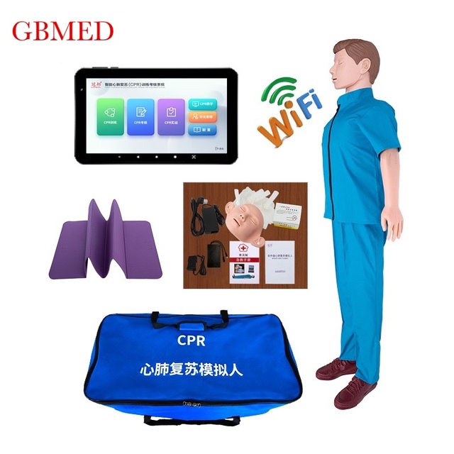 Full-Body Wireless CPR Training Manikin with Computer Software for Schools and Hospitals Manikin Tablet Not Supplied