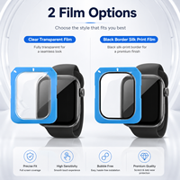 Outil d'alignement facile à installer, protection d'écran en verre trempé HD 9H compatible avec Apple Watch Ultra 1 2 3 49 mm