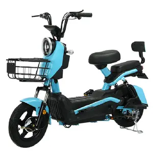 2023新しい350W500W電動シティバイク自転車スクーターと48V鉛蓄電池