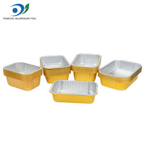 580ml-1800ml có thể tái chế vàng dùng một lần lá bánh <span class=keywords><strong>container</strong></span> cấp thực phẩm <span class=keywords><strong>Takeaway</strong></span> hình chữ nhật hộp thực phẩm nhôm lá <span class=keywords><strong>container</strong></span> - Product Image 2