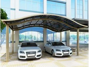 Auvent Solaire Moderne en Aluminium Étanche avec Structure Métallique <span class=keywords><strong>pour</strong></span> Système de Montage PV, Abri de Voiture Pliant à Toit Ondulé <span class=keywords><strong>pour</strong></span> <span class=keywords><strong>Parking</strong></span> Domestique - Product Image 3