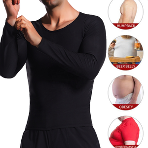 <span class=keywords><strong>Tuta</strong></span> da Sauna <span class=keywords><strong>per</strong></span> Uomo, Maglia a Maniche Lunghe, Fascia Dimagrante <span class=keywords><strong>per</strong></span> la Vita, <span class=keywords><strong>Tuta</strong></span> da Sudorazione <span class=keywords><strong>per</strong></span> Palestra, Perdita di Peso, Allenamento ed Esercizio - Product Image 3