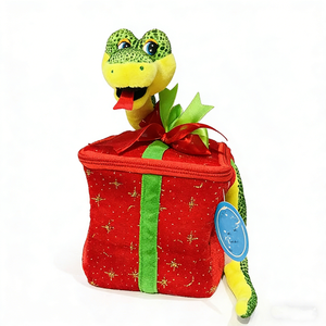 Juguete de peluche de serpiente personalizado para bromas, regalo de Navidad, peluche de serpiente peculiar para las fiestas - Product Image 1