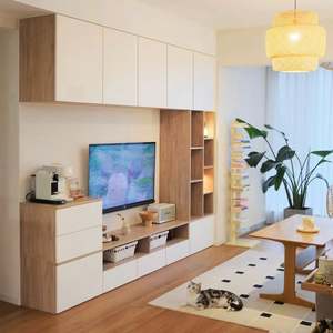 Meuble TV portable, unité de rangement moderne, design luxueux pour le salon, support TV - Product Image 4