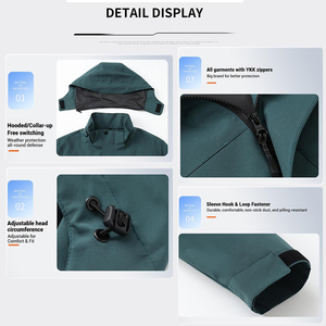 Biểu Tượng Tùy Chỉnh Người Đàn Ông Của Ba-Trong Một Không Thấm Nước Windproof Tất Cả Các Thời Tiết Thể Thao Ngoài Trời Áo Khoác Ấm Dày Cho Mùa Thu Mùa Đông Leo Núi - Product Image 4