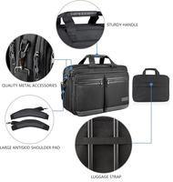 RAYLON – Nouvelle sacoche d'affaires portable unisexe en tissu Oxford, grande capacité, avec logo personnalisé, étanche, pour ordinateur portable