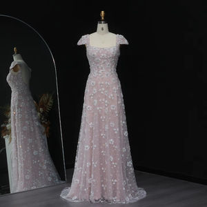 ジャンスエンバー LSZ602 バックレス ピンク スパンコール イブニング フォーマル レディース プロムドレス - Product Image 1