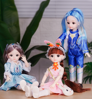 Poupée princesse à habiller DIY - Modèle miniature en plastique de 30 cm avec cheveux personnalisables - Coffret cadeau unisexe pour anniversaire