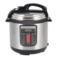 Cuisinière électrique à pression multifonctionnelle pour la maison, 1000 W, 6 L, 8 L, en acier inoxydable, avec écran LED, 14 programmes prédéfinis