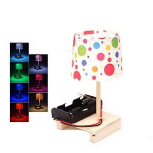 Dễ dàng vật lý khoa học thí nghiệm học tập đồ chơi DIY gỗ STEM thủ công lắp ráp đèn cho trẻ em - Product Image 2