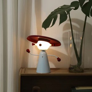 Lámpara Hular de Escritorio, Luz Ambiental para Mesa de Noche, Diseño Creativo, Lámpara Decorativa de Mesa LED, Cuidado de la Vista, 220V E27, Control por Interruptor - Product Image 3