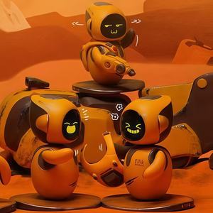 <span class=keywords><strong>Robot</strong></span> compagnon interactif intelligent Eilik DQ AI, adorable compagnon de bureau avec des fonctionnalités éducatives DIY, fonctionne sur piles - Product Image 1
