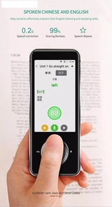 Dispositivo traductor de idiomas inteligente portátil 138, intérprete de Voz bidireccional WiFi para aprender reuniones de negocios al aire libre - Product Image 2