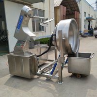 Industrieller Automatischer Kochmixer mit Dampf-, Gas- oder Elektroantrieb, Kippbarer Kochtopf für Marmelade, Sauce, Suppe, Zucker, Lebensmittel, Planetarische Kochpfanne