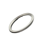 Lunette rotative fine et mince en acier inoxydable 316L, finition brillante et mate, style pièce de monnaie, pour SKX007 SRPD