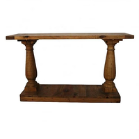 Hl291 balustrades de Style français européen fabriqués à la main classique Unique en bois recyclé entrée couloir Table Console en bois