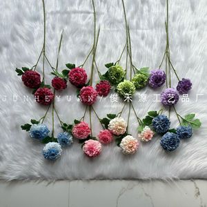 Flores de Peonía Artificiales Junheyuan en Rosa, Blanco y Verde para Decoración de Bodas y Hogar, Arreglos Florales - Product Image 4