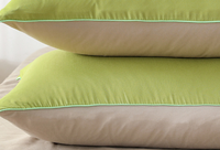 Vente en gros housse de couette simple duo draps en lin ensemble de literie trois pièces en polyester housse de couette à panneau solide à double couleur