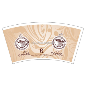 Papel de pared impermeable con revestimiento de PE, materiales ecológicos de calidad alimentaria, vasos de papel desechables en piezas. - Product Image 1