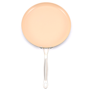 Sartén para Crepas Antiadherente de Cerámica Anodizada Dura, 30 Centímetros, con Mango de Acero Inoxidable, Apta para Horno - Product Image 2
