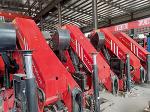 משאית טנדר בום הידראולי טנדר רכוב מנוף דלדך 16 טון 21ton 25ton 25ton מתקפל זרוע מתקפלת - Product Image 5