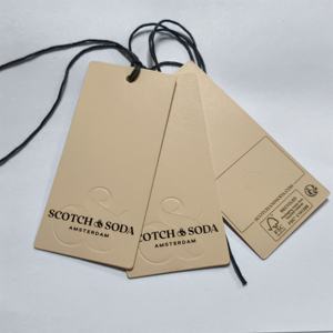 Étiquettes à suspendre personnalisées Étiquettes de prix en plastique coloré Étiquette à suspendre en papier Étiquette de marque Étiquette de vêtement personnalisée pour marque de vêtement - Product Image 3