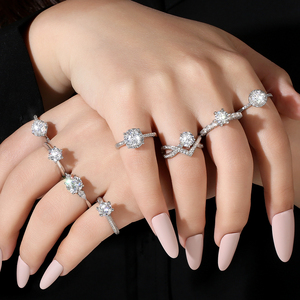 GIA IGI معتمد من CVD HPHT vs vlab نمت الماس مخصص 14k 18k 10k خطوبة عريس ذهبية صلبة - Product Image 5