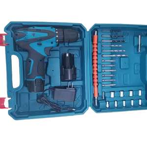 Offre spéciale perceuse électrique sans fil à vitesse variable visseuse à percussion outil de forage à batterie brossée max 10 mm OEM personnalisable - Product Image 2