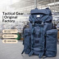 Sac à dos tactique imperméable et résistant à l'usure de grande capacité 900D Camo pour la randonnée en plein air, le camping, les voyages et le trekking