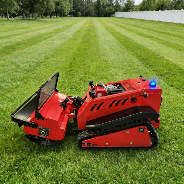 Industrial CE Approve Electric RC Grass Cutting Track Remote Control Mower Machine Crawler Brush Cutter for Agriculture