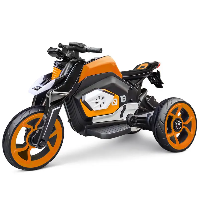 New model children's toy motorcycle with early education music tricycle 2-10 years old can sit ride on electric motorcycle car