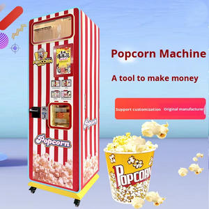 Máquina Expendedora de Palomitas de Maíz Automática Comercial de 220V, Nueva, Autoservicio, Metálica, para Cines, Parques de Atracciones y Centros Comerciales - Product Image 3