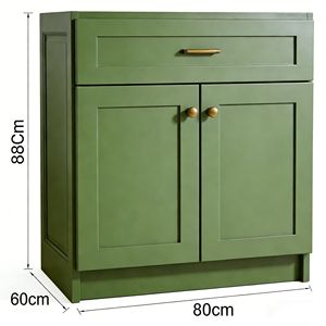 Gabinete <span class=keywords><strong>de</strong></span> <span class=keywords><strong>Cocina</strong></span> Modular YIERHOME |   Unidad <span class=keywords><strong>de</strong></span> Cajones Multicapa <span class=keywords><strong>de</strong></span> 34.5"H x 24"D con Laminado <span class=keywords><strong>de</strong></span> PVC - Suministro a Granel <span class=keywords><strong>de</strong></span> 400 Sets/Día - Product Image 2