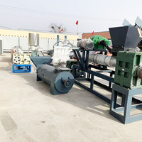 Petit granulateur plastique motorisé contrôlé par PLC avec moteur pour le traitement du PE/PPR/PC, haut débit 80-800 kg/h, puissance 90 kW