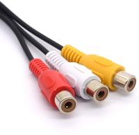OME Usine 3.5mm audio jack mâle à 3 RCA Femelle Jack Adaptateur Splitter Audio Câble pour AV TV